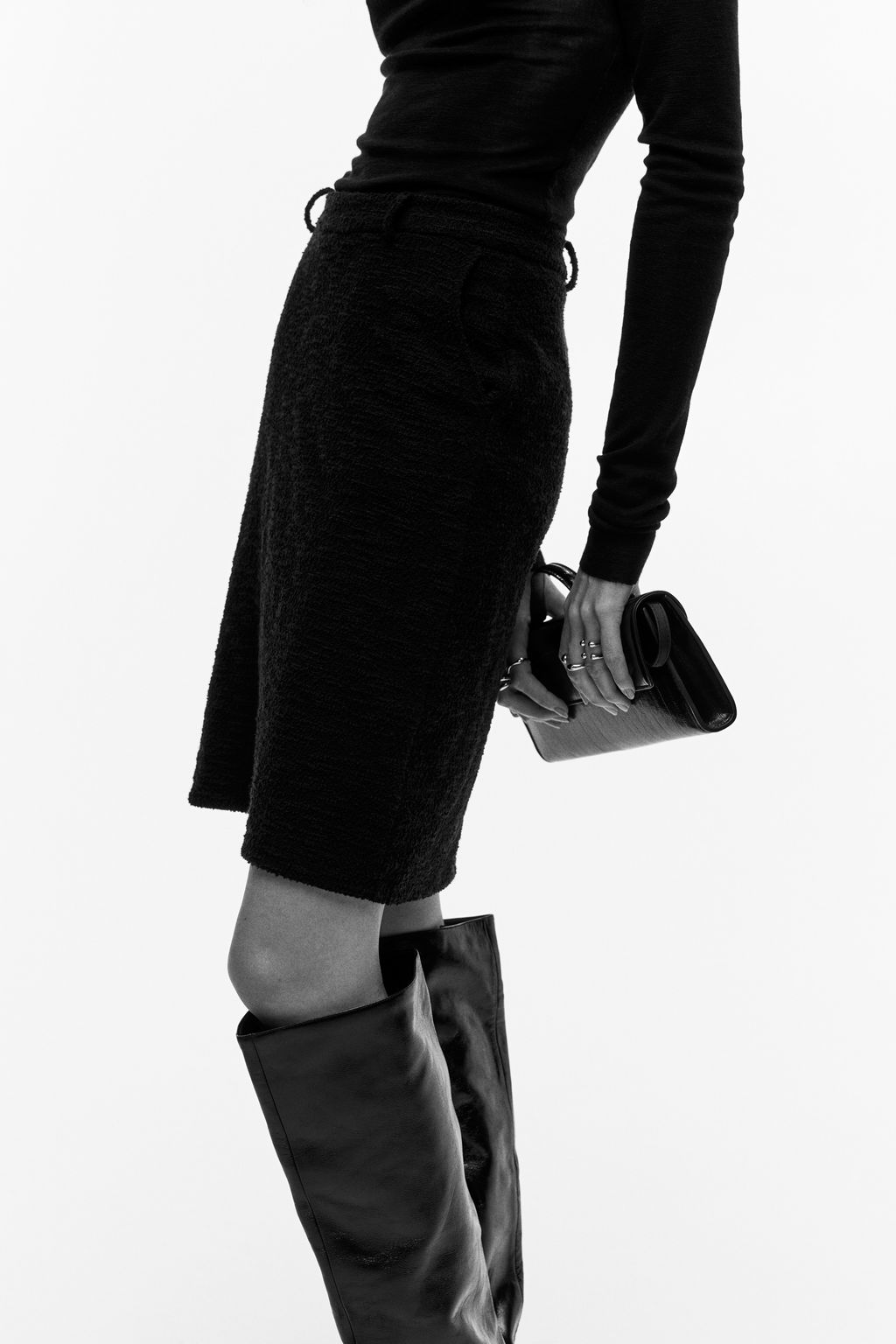 Falda de tubo en punto - H&m фото 7
