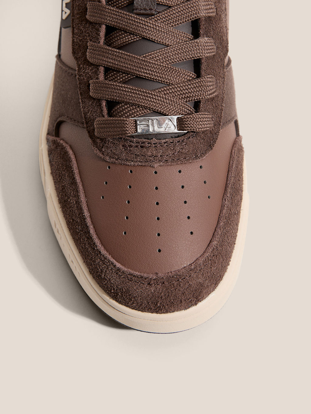 Женские кеды FILA FX-1000 LOW W Артикул 4563505, темно-коричневый  фото 3