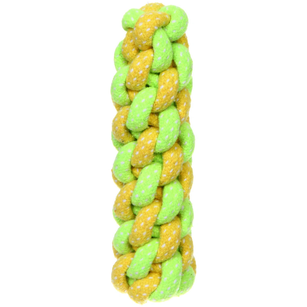 Цена за 3 шт. Игрушка - когтеточка для кошек и собак "Кукуруза", цвет желтый, 22см / d-3.5см