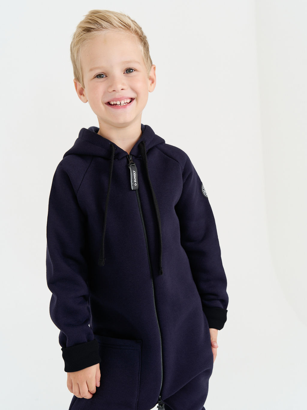 Комбинезон с накладным карманом Ежевика утепленный - Bungly фото 4