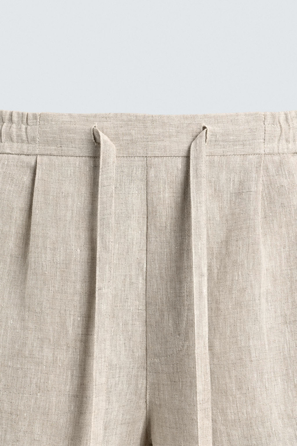 100% LINEN RELAXED FIT BERMUDA SHORTS - Zara фото 16