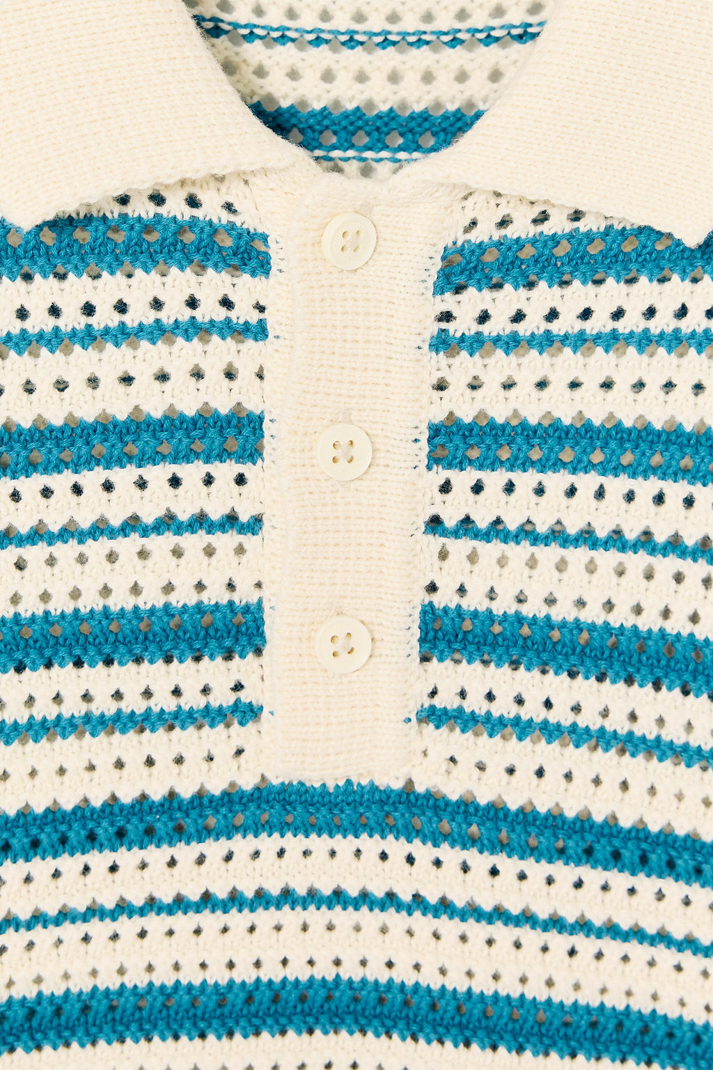 STRIPED KNIT POLO SHIRT LIMITED EDITION - Zara фото 6