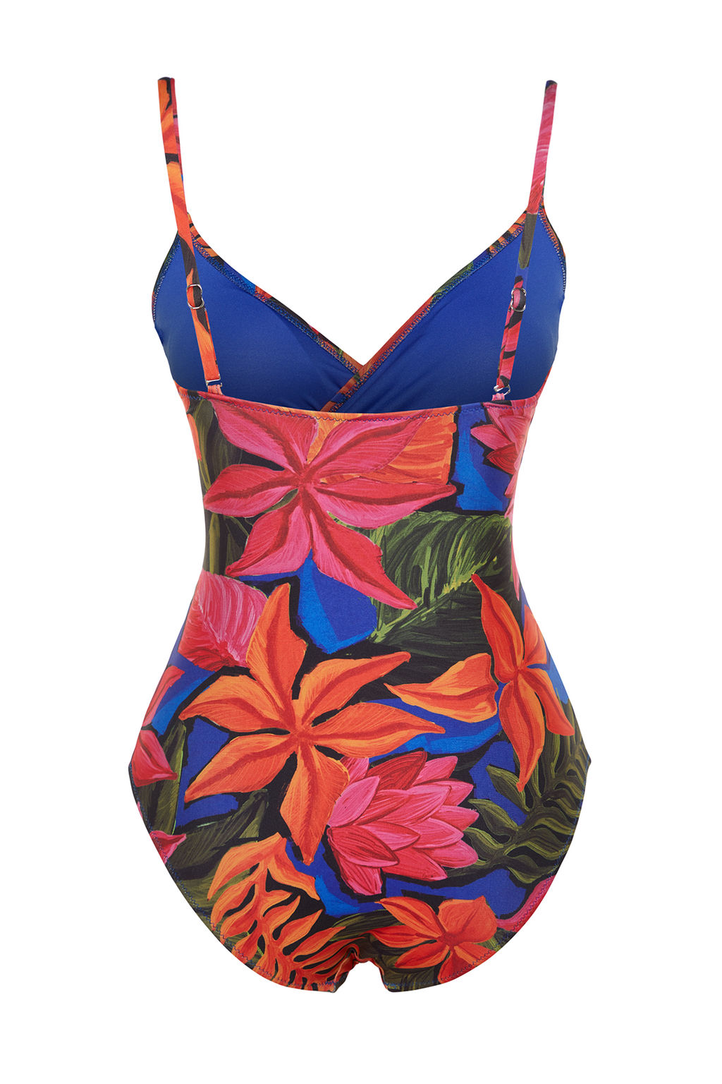 TRENDYOLMILLA Cicek Desenli Kruvaze Baglamal? Regular Mayo TBESS20MA0031  фото 9