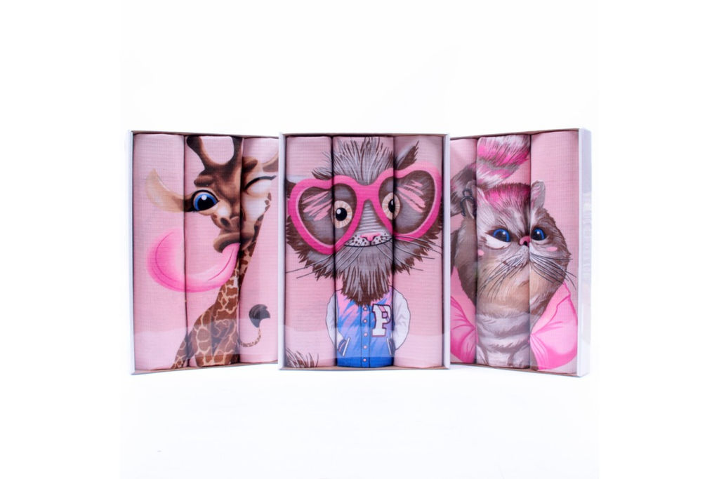 Набор вафельных полотенец Купон в коробке ВК 671 тк (29268-1)