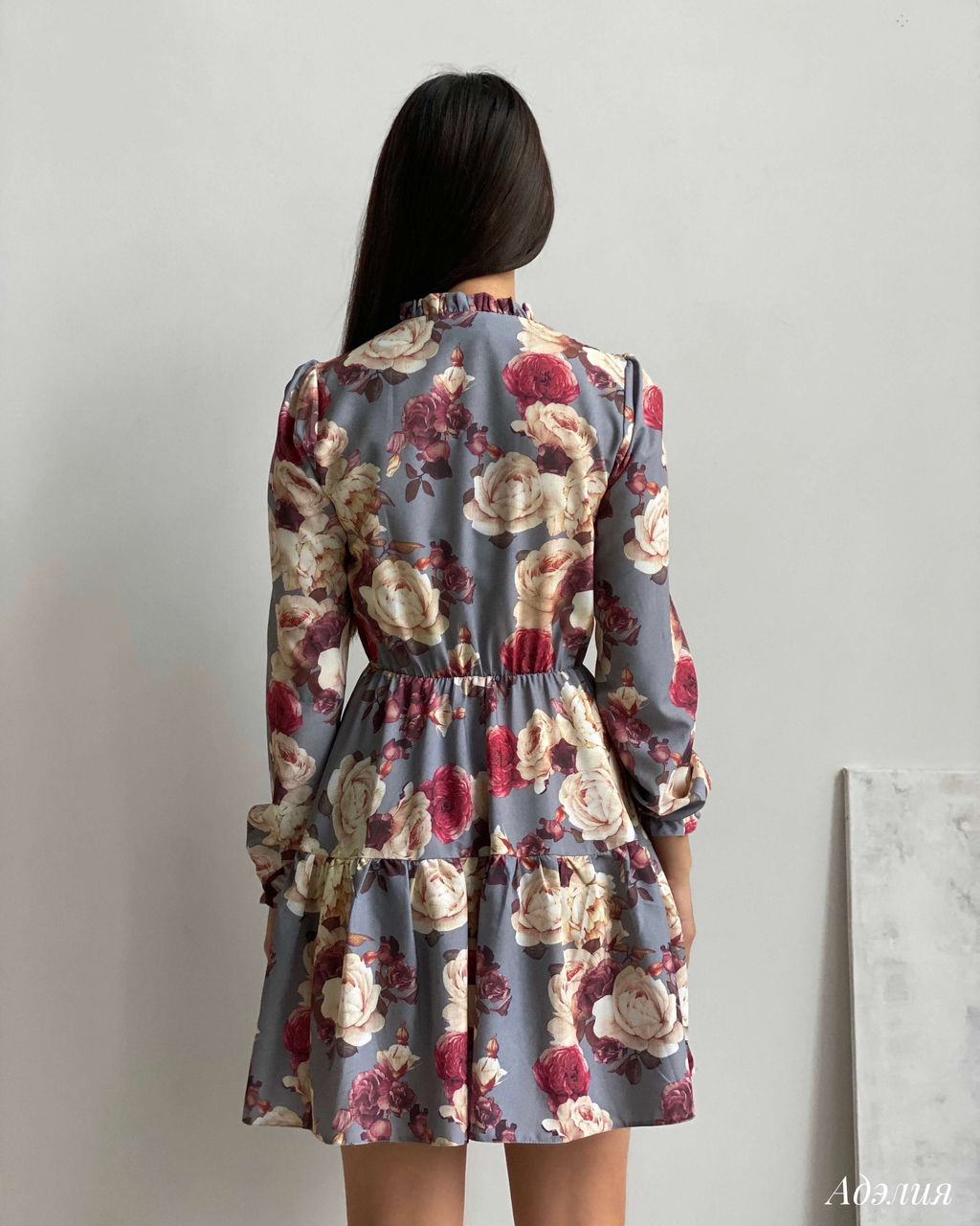 Платье Адэлия (серый) - Nadi bordo фото 3