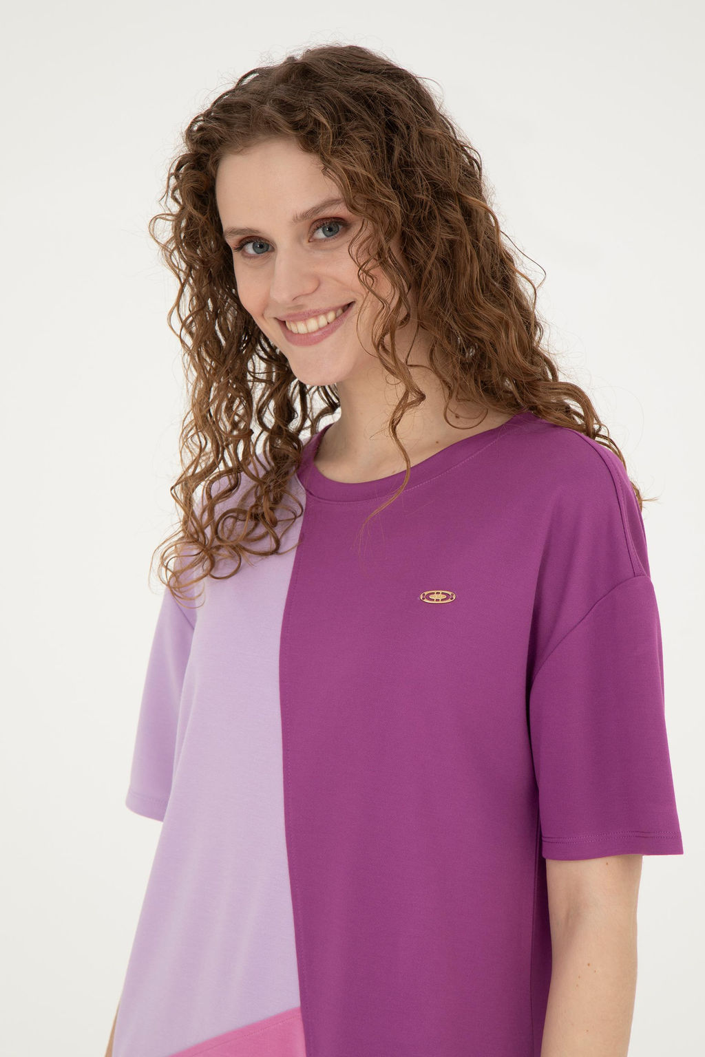 Женское фиолетовое трикотажное платье - U.s. polo assn фото 9
