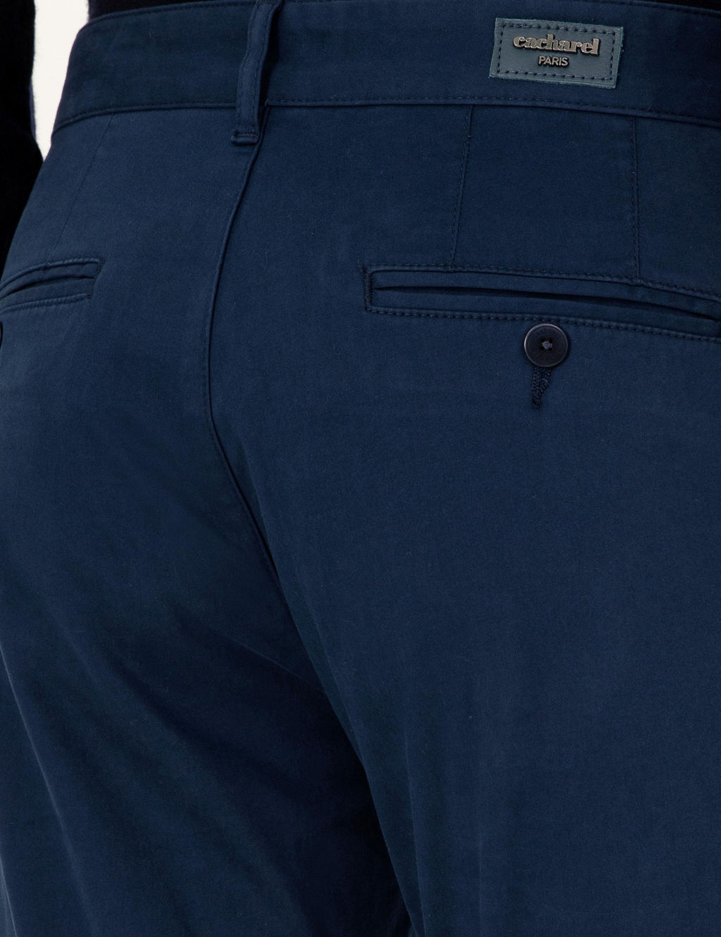 Lacivert Slim Fit Pamuk Kar___ml_ Kanvas Pantolon