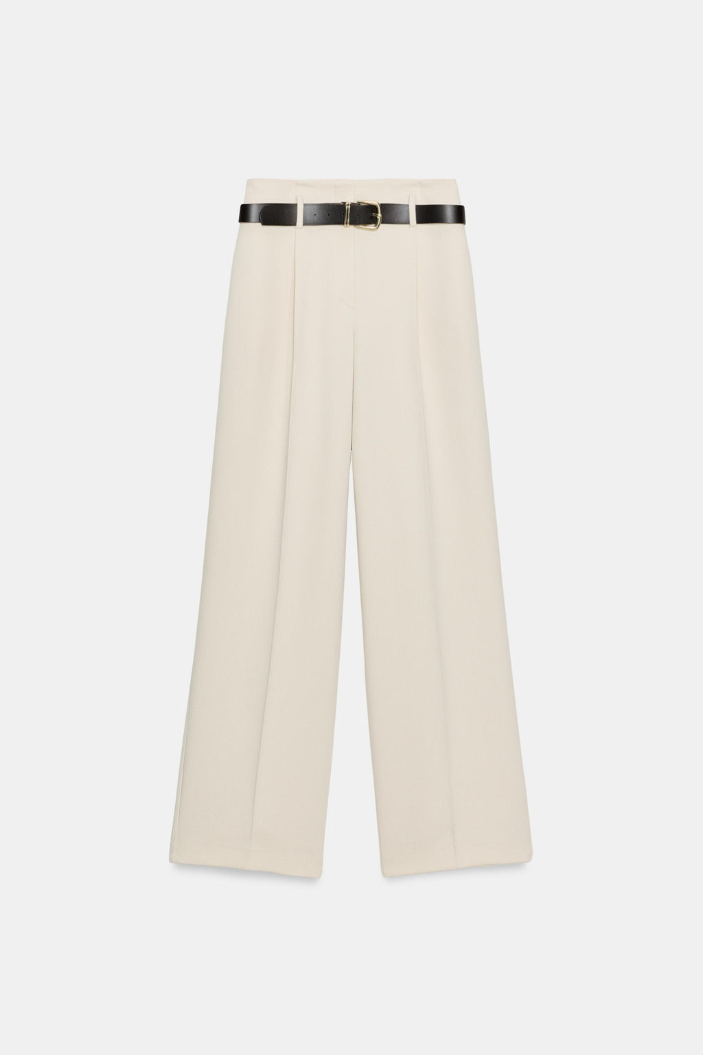 STRAIGHT TROUSERS WITH DARTS AND BELT - Zara фото 16