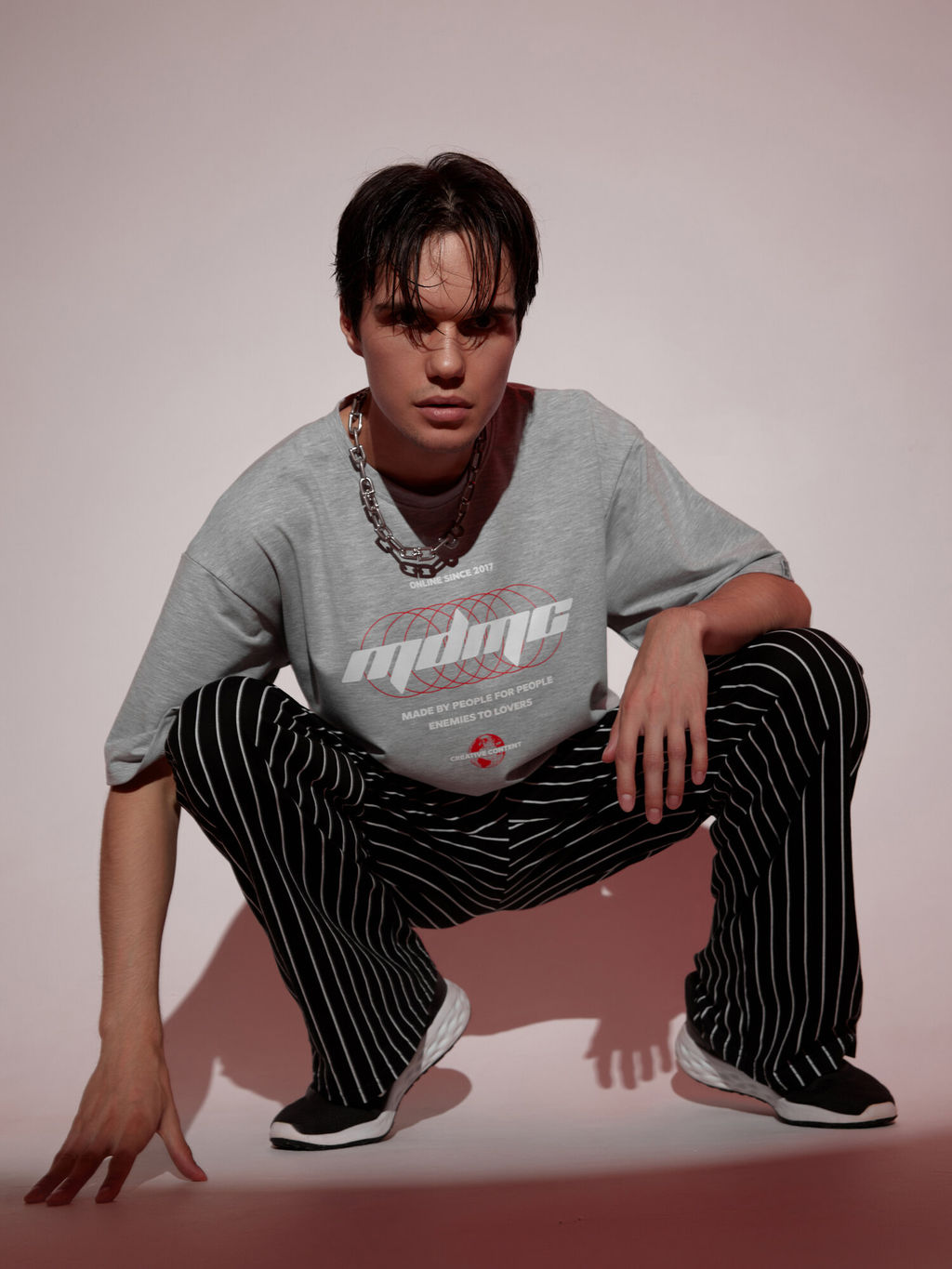 Футболка мужская MDMC Серый меланж М-25ФМ MODAMICA