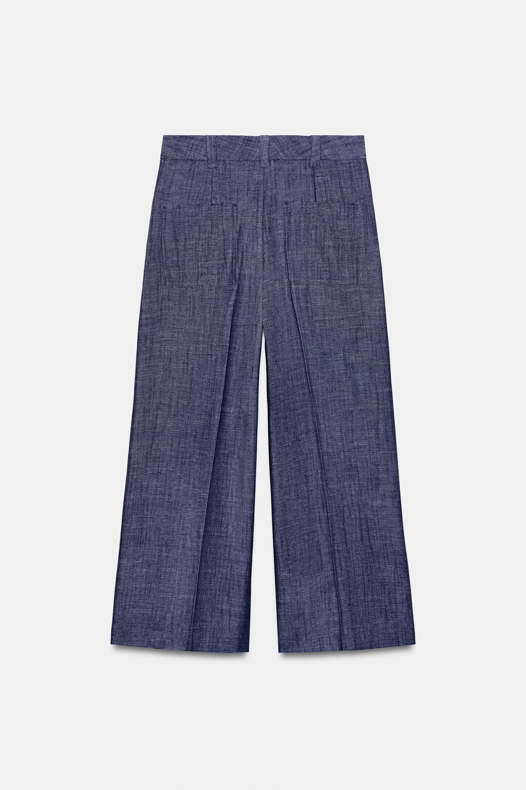 PANTAL?N CULOTTE TIRO ALTO SET / ?ndigo