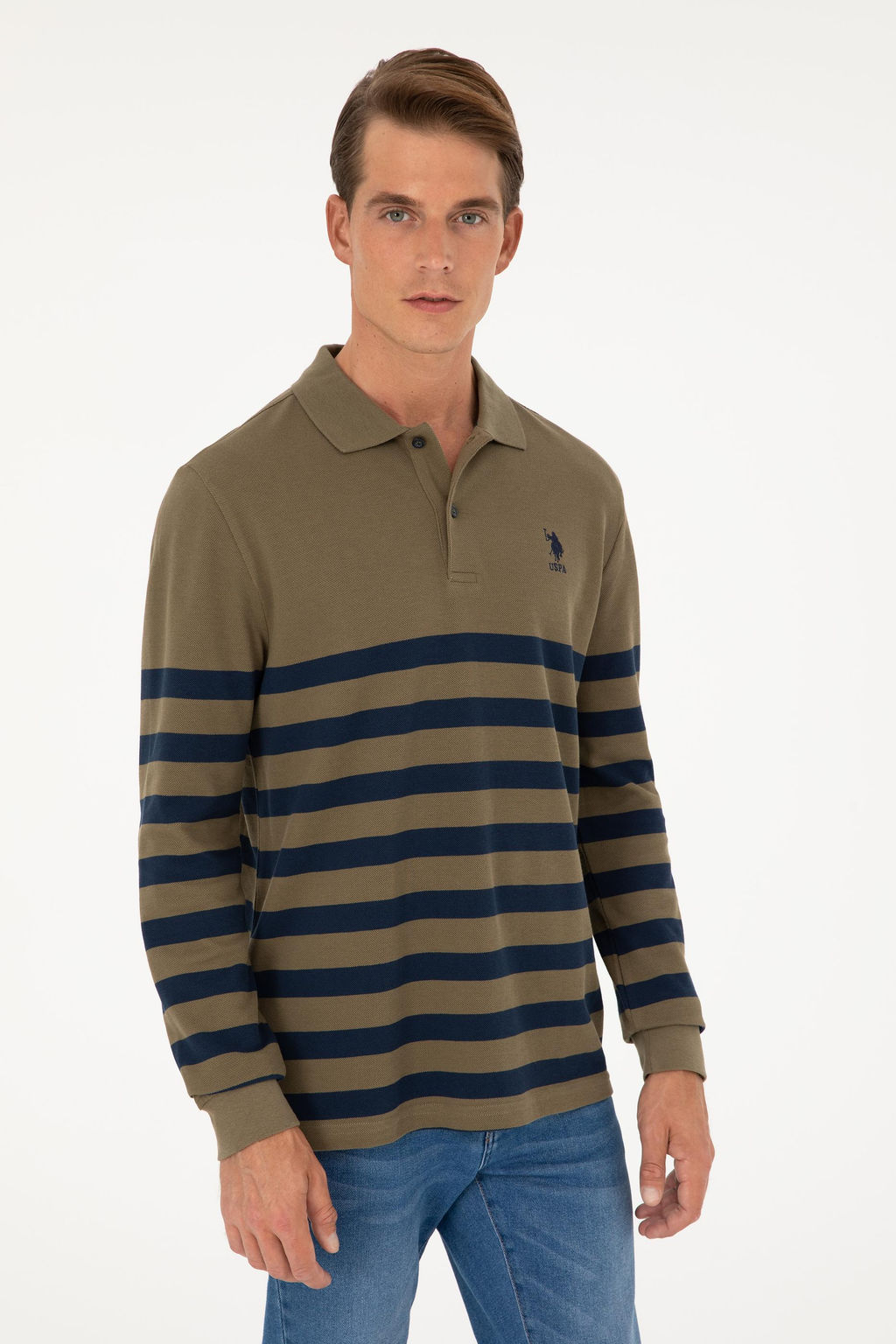 Erkek Haki Sweatshirt