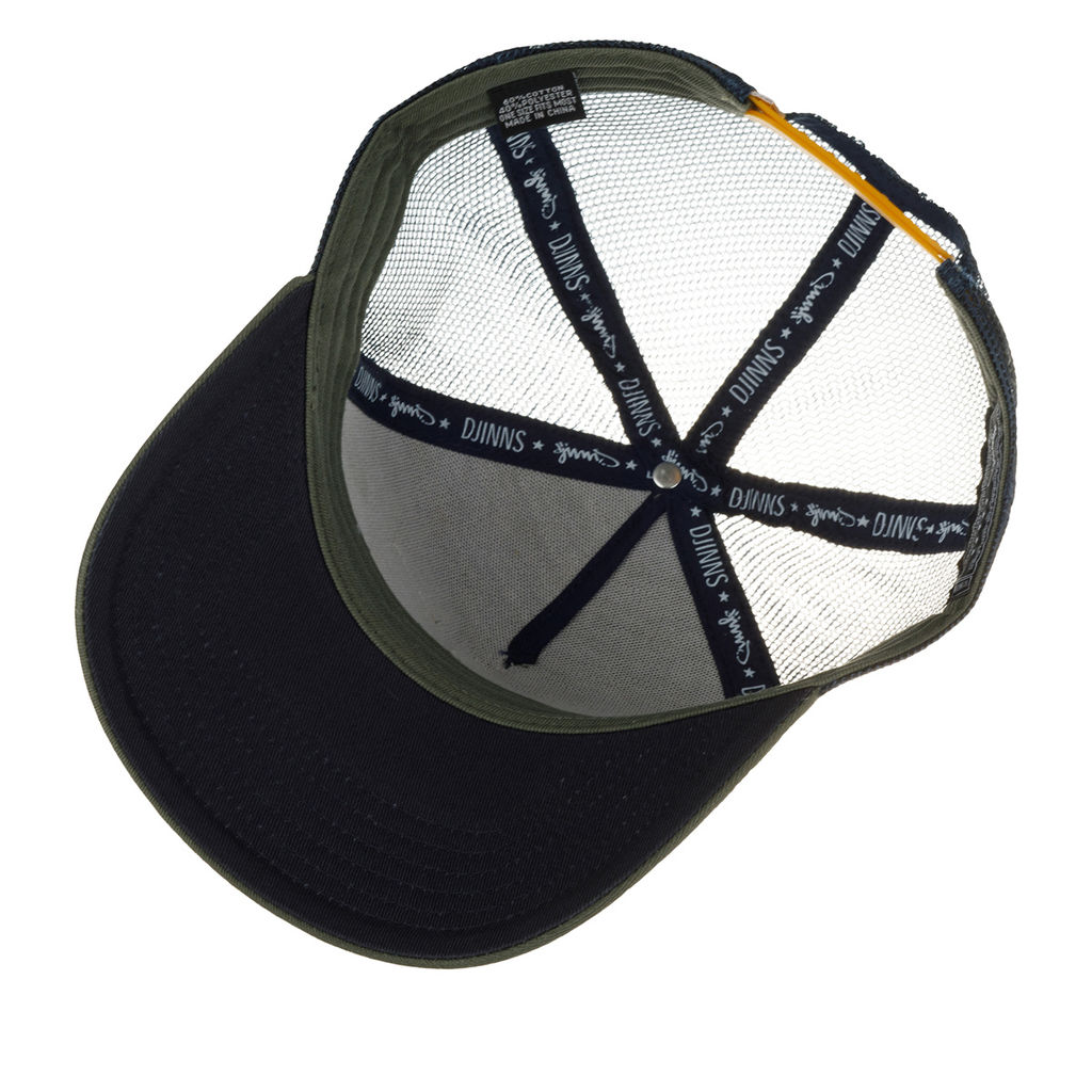 Бейсболка DJINNS арт. HFT Nothing Club 2 HeatDye (оливковый)