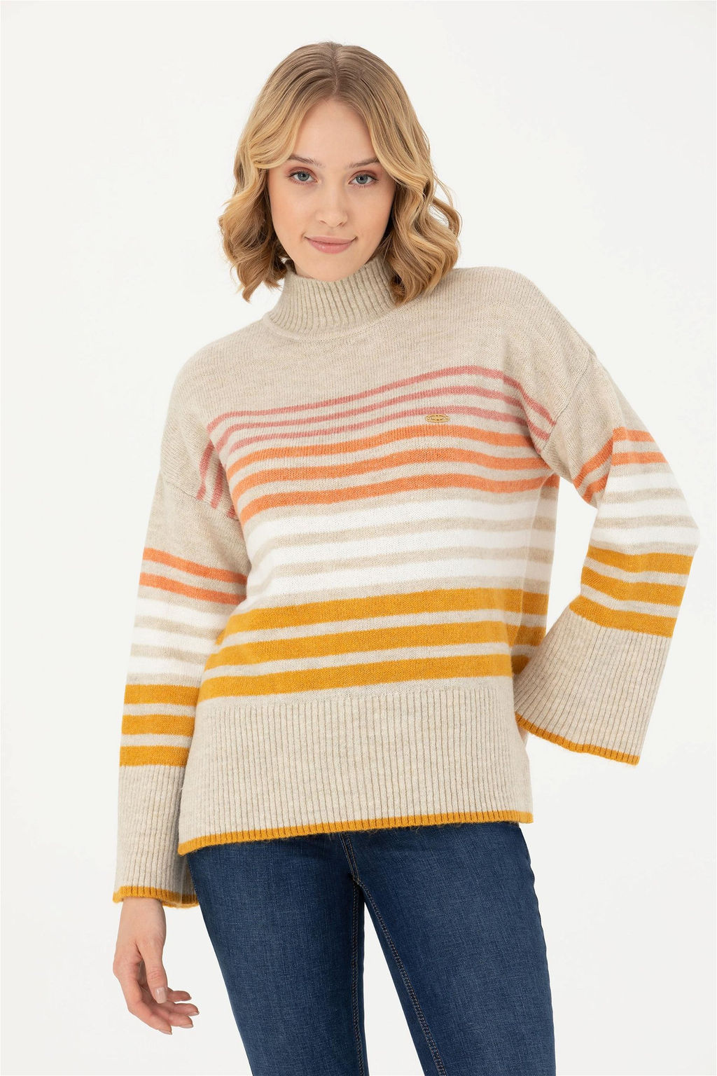 Женская водолазка с каменным воротником Неожиданная скидка в корзине - U.s. polo assn фото 3