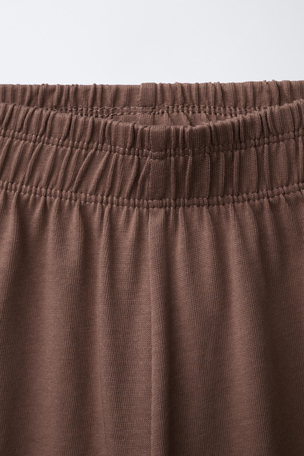 PANTAL?N WIDE LEG HEAVY WEIGHT / Marr?n