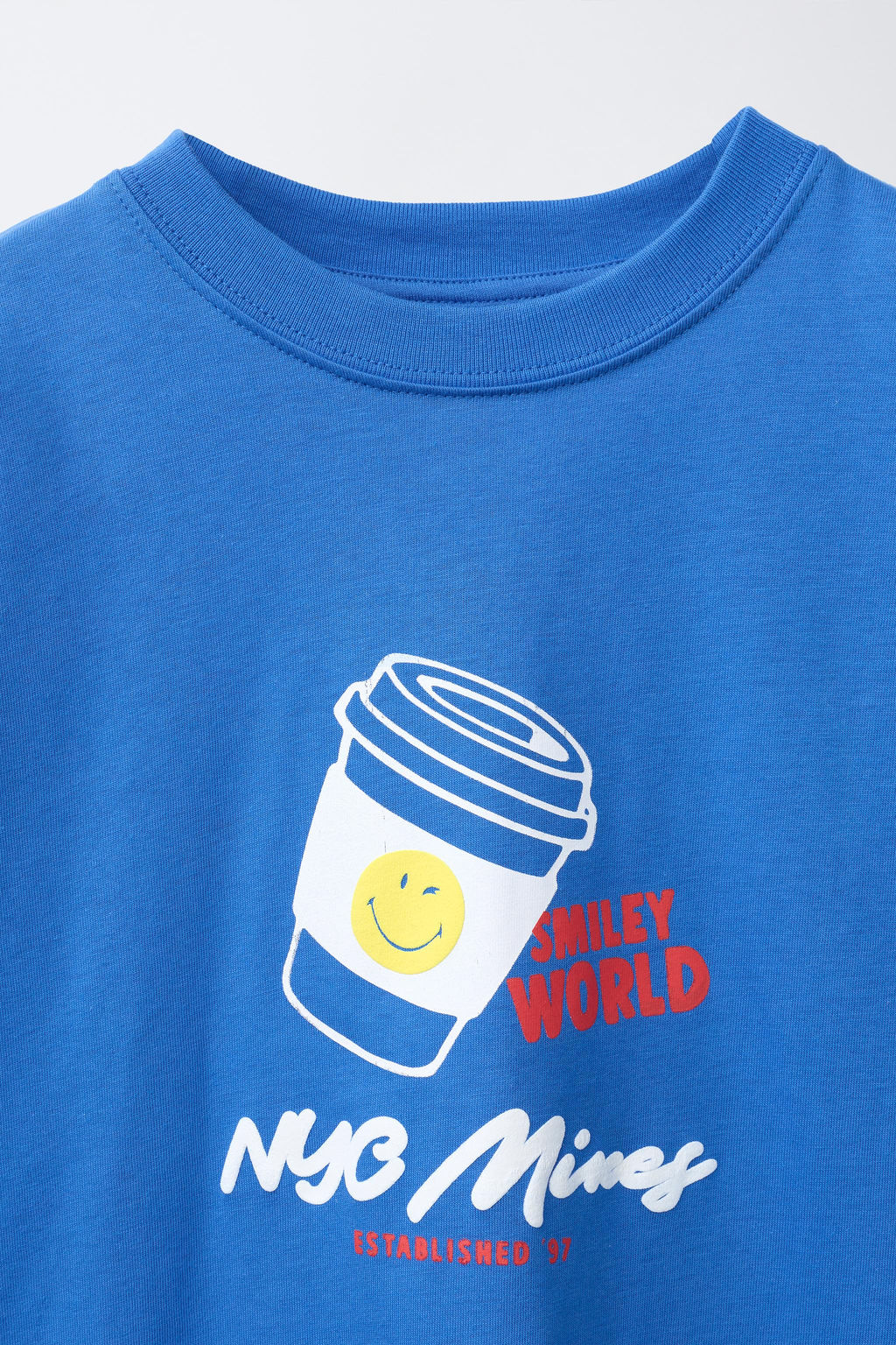 CAMISETA SMILEYWORLD ® / Azul - Zara фото 3