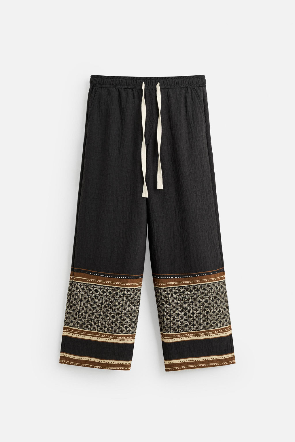 RELAXED FIT COLOUR BLOCK TROUSERS - Zara фото 17