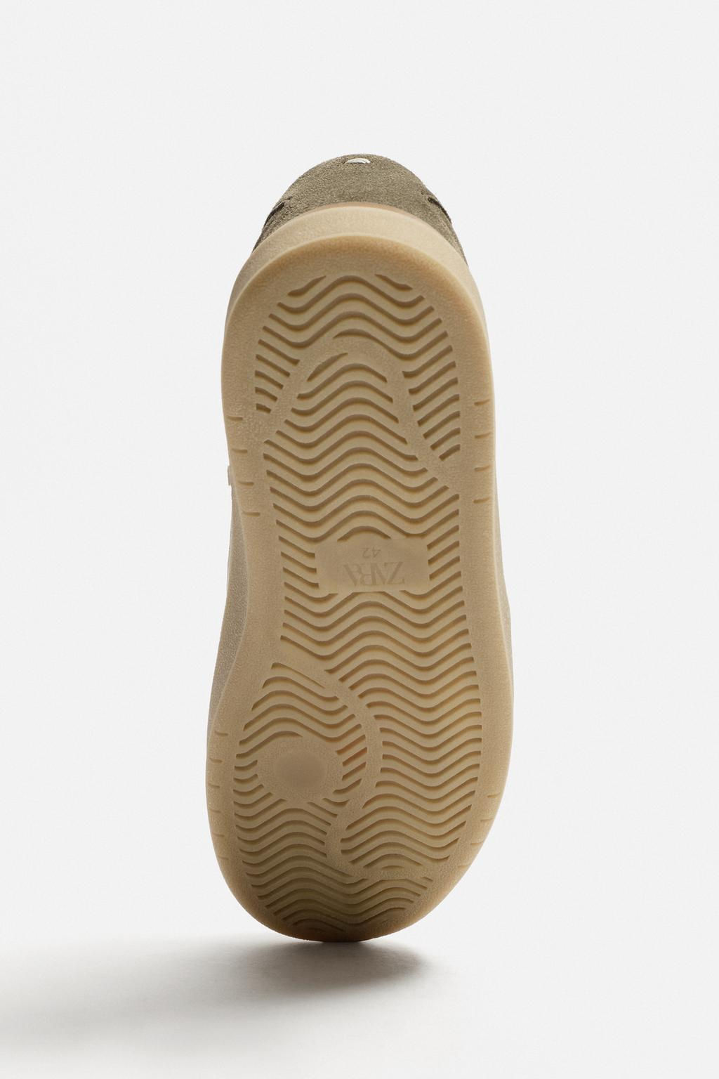 CASUAL LEATHER SNEAKERS - Zara фото 16