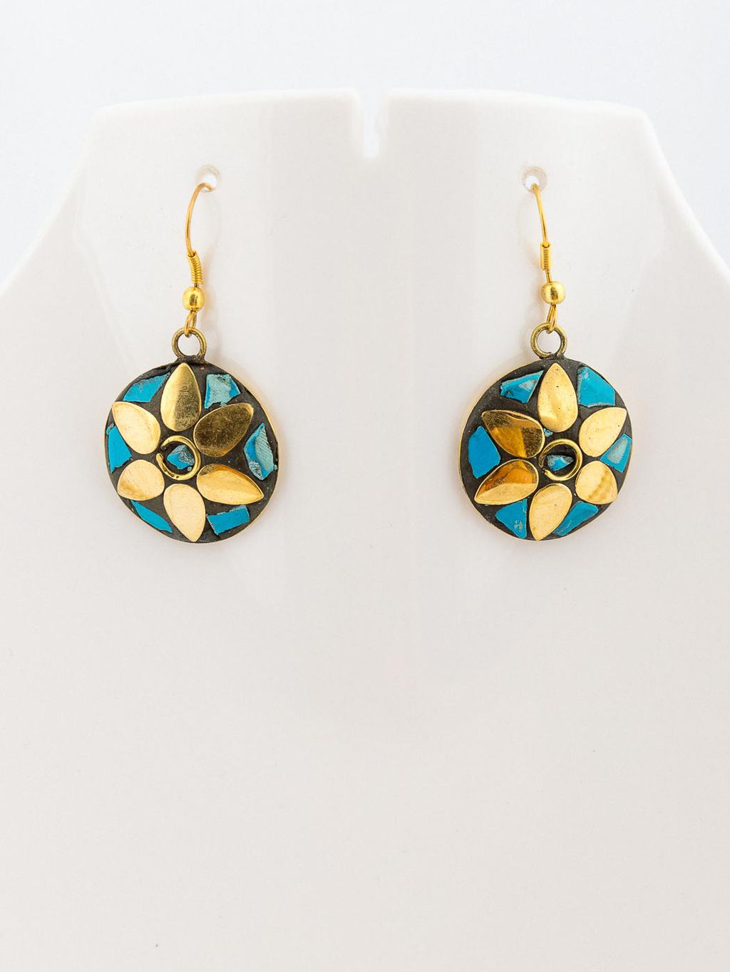 Украшение набор колье+ серьги №0712/7 - Ганг фото 2