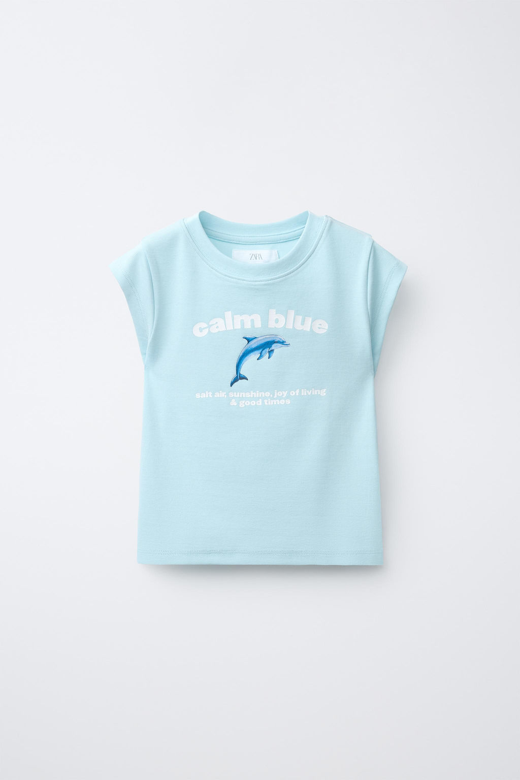 CAMISETA ESTAMPADO ANIMAL / Azul - Zara фото 3