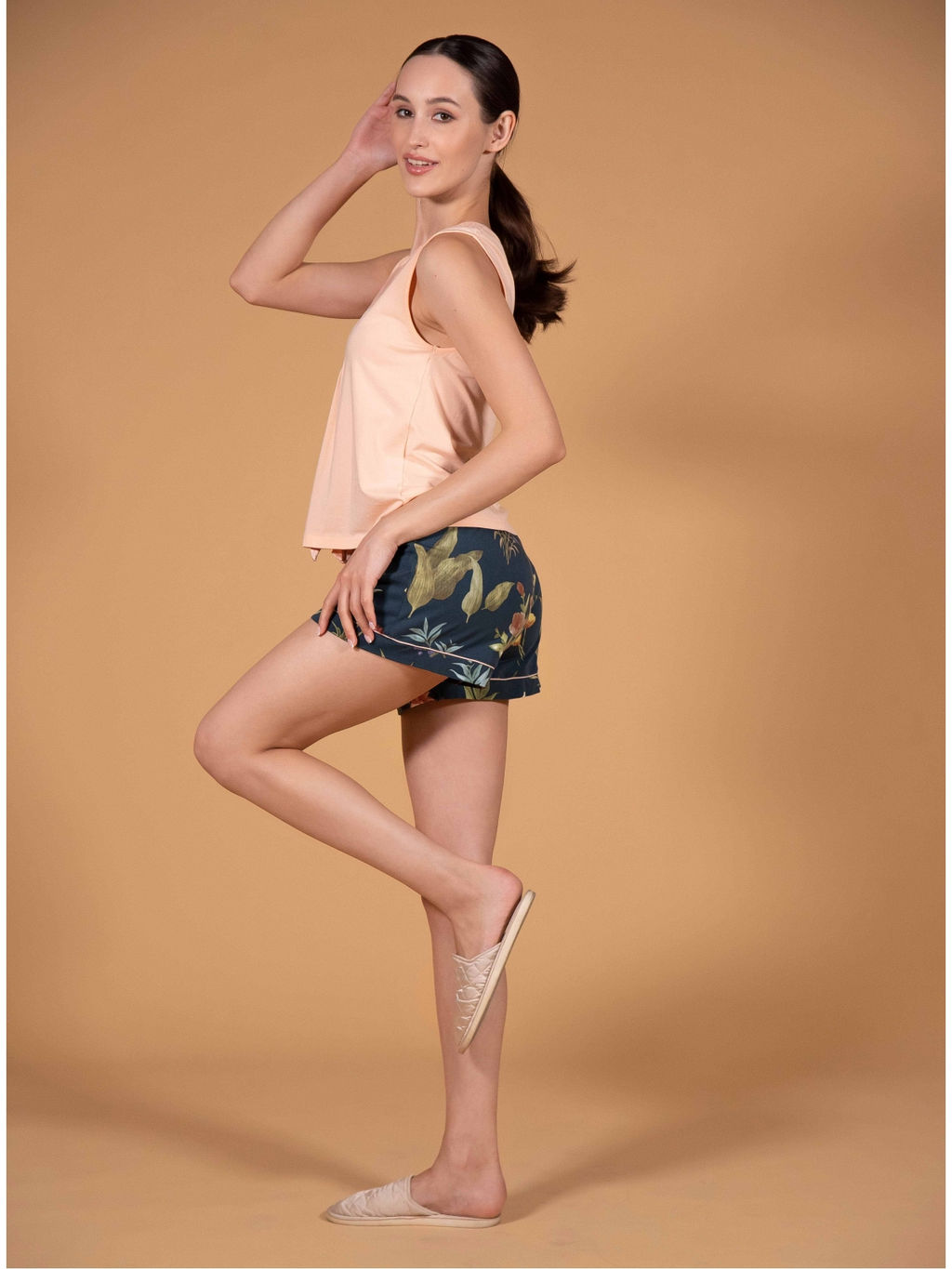 Домашняя пижама женская Indefini (Арт.524000-2255TBP)  фото 5