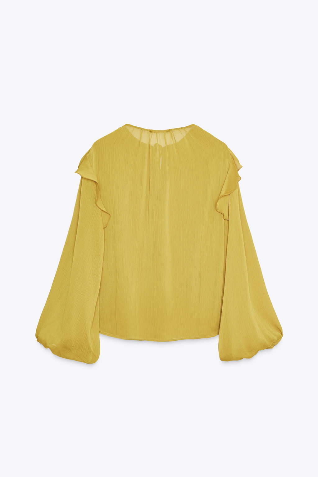 RUFFLED BLOUSE - Zara фото 6