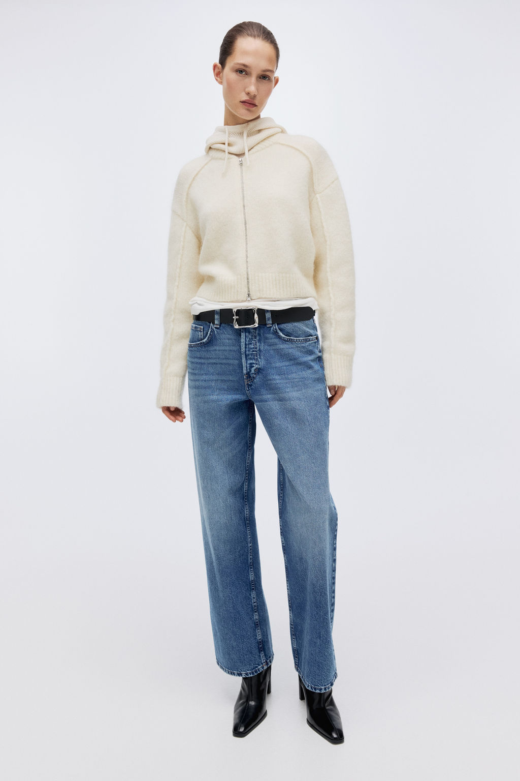 Wide Regular Jeans - H&m фото 10