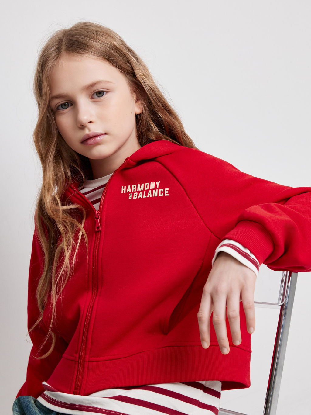 ACOOLA / Куртка детская для девочек Dunkirk_jk красный  фото 4