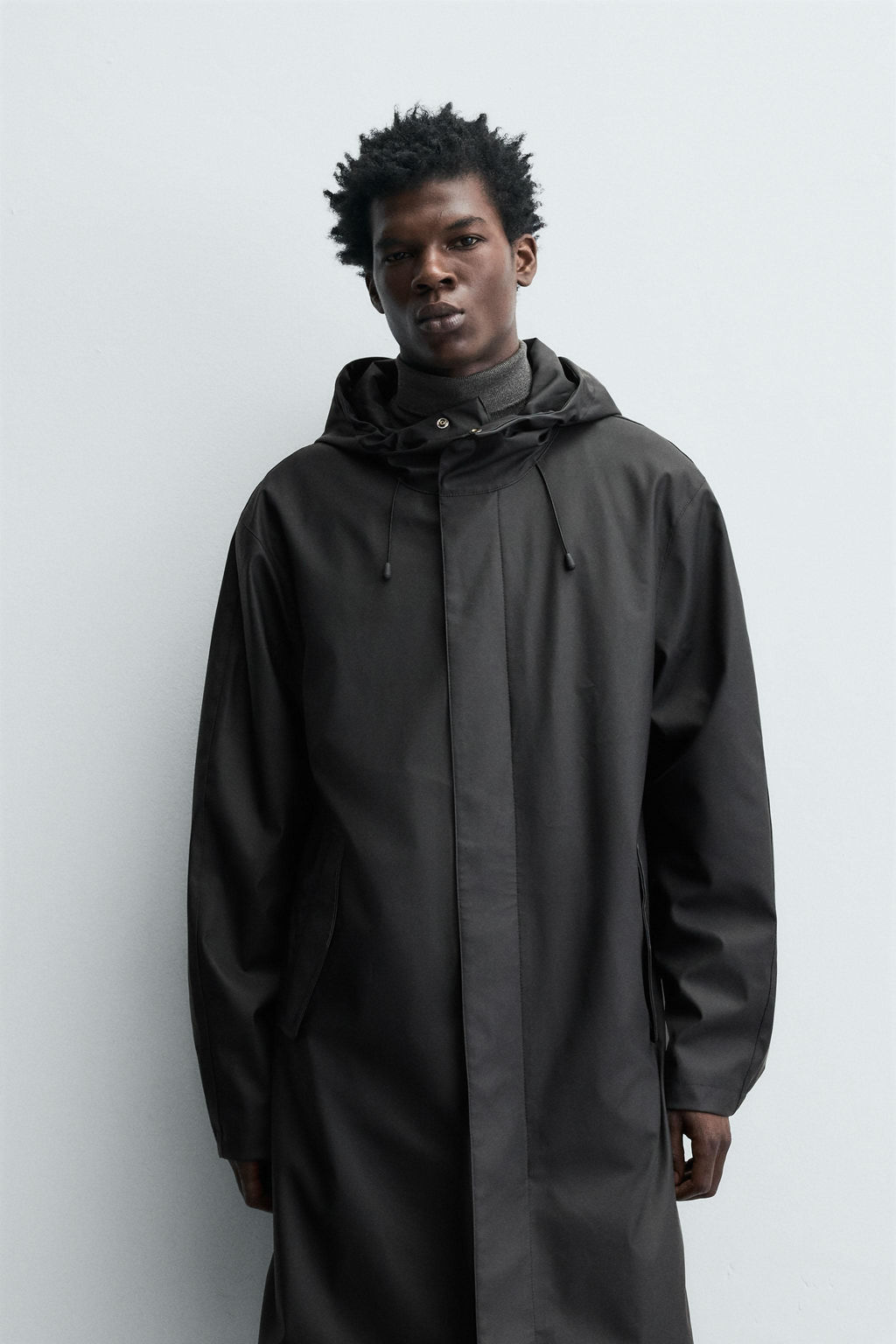 RUBBERISED HOODED PARKA