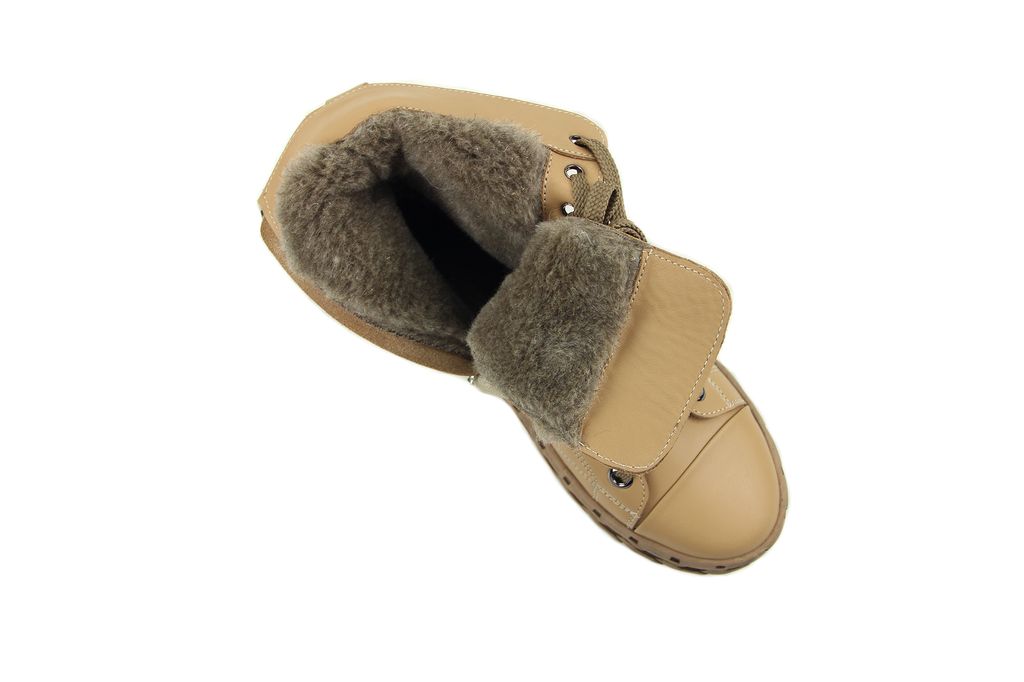 Ботинки EDART 215.icebergbe. beige/шерсть