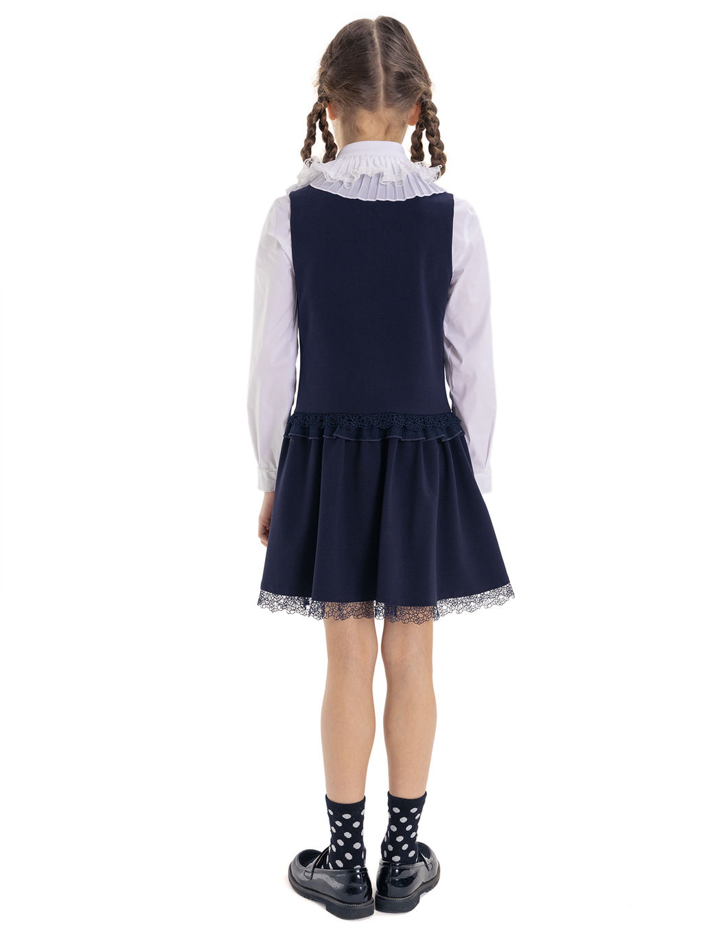 Школьный сарафан для девочки О76124 - Карамелли фото 2