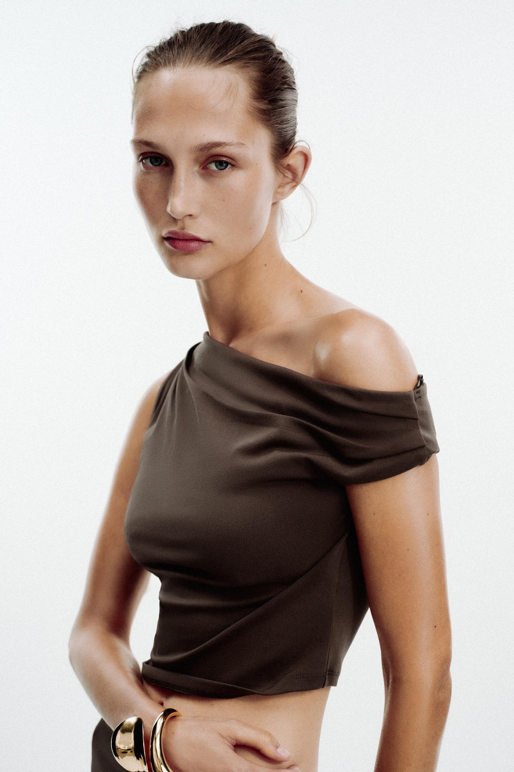 ASYMMETRIC TEXTURED TOP - Zara фото 5