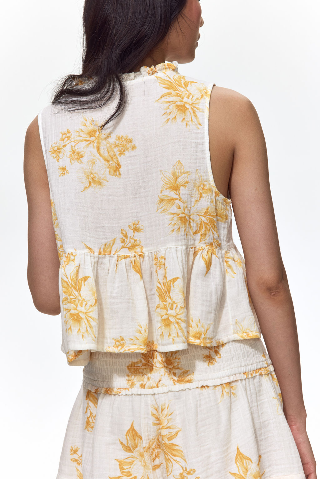 Top de muselina con peplum - H&m фото 3