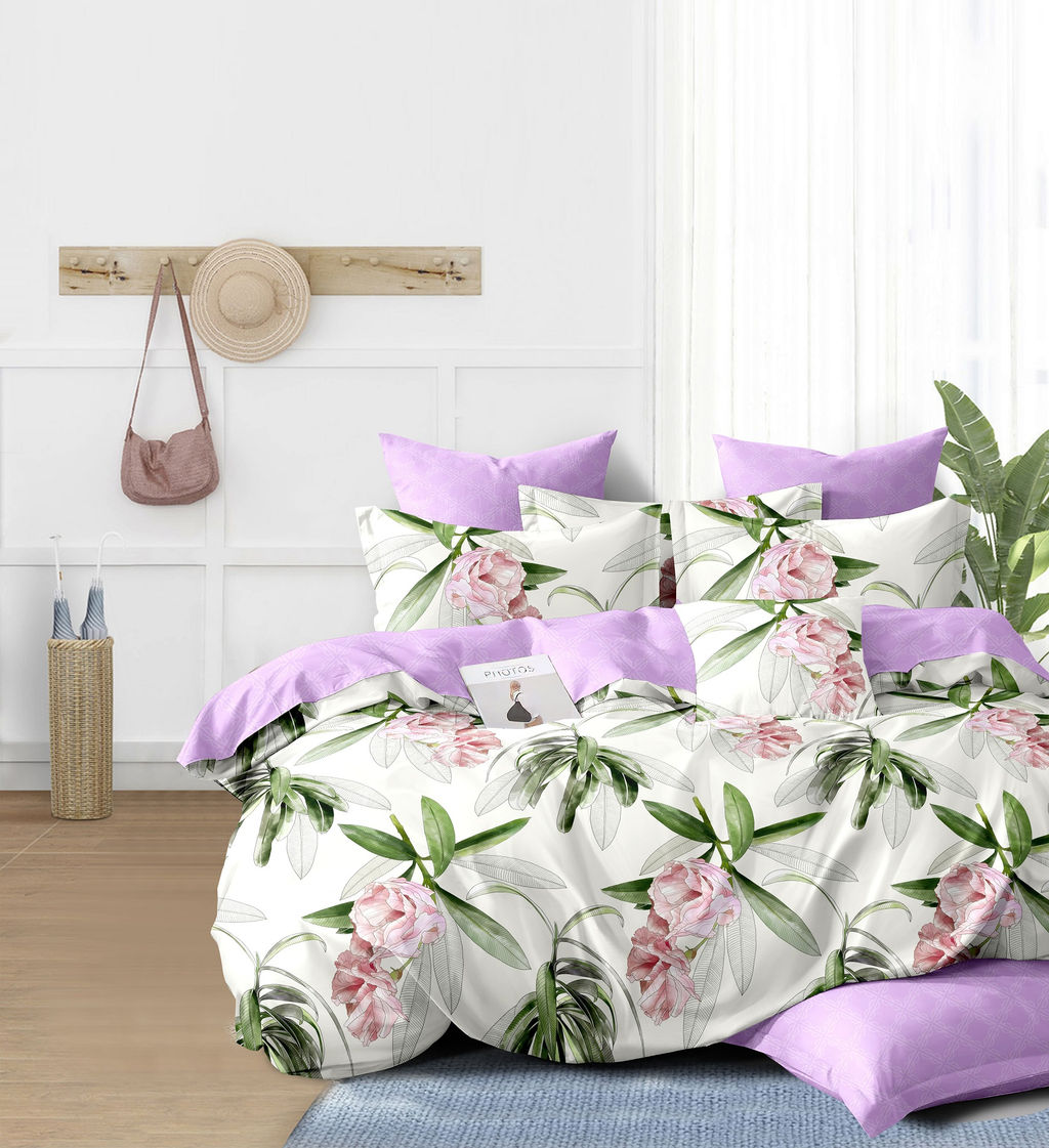 Постельное белье поплин эксклюзив на молнии - Бриджит Евро (нав.70х70)