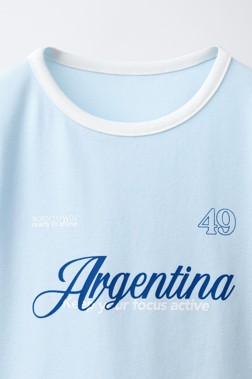 CAMISETA ESTAMPADO ARGENTINA / Azul