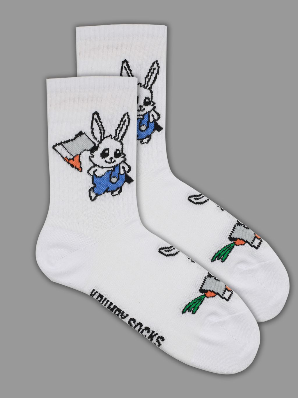 Носки р.40-45 TxT Кролик с морковкой и топором - Krumpy фото 7