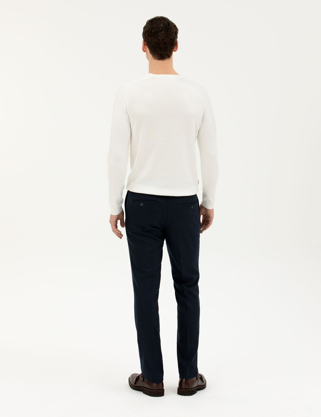 Lacivert Slim Fit Kuma_ Pantolon