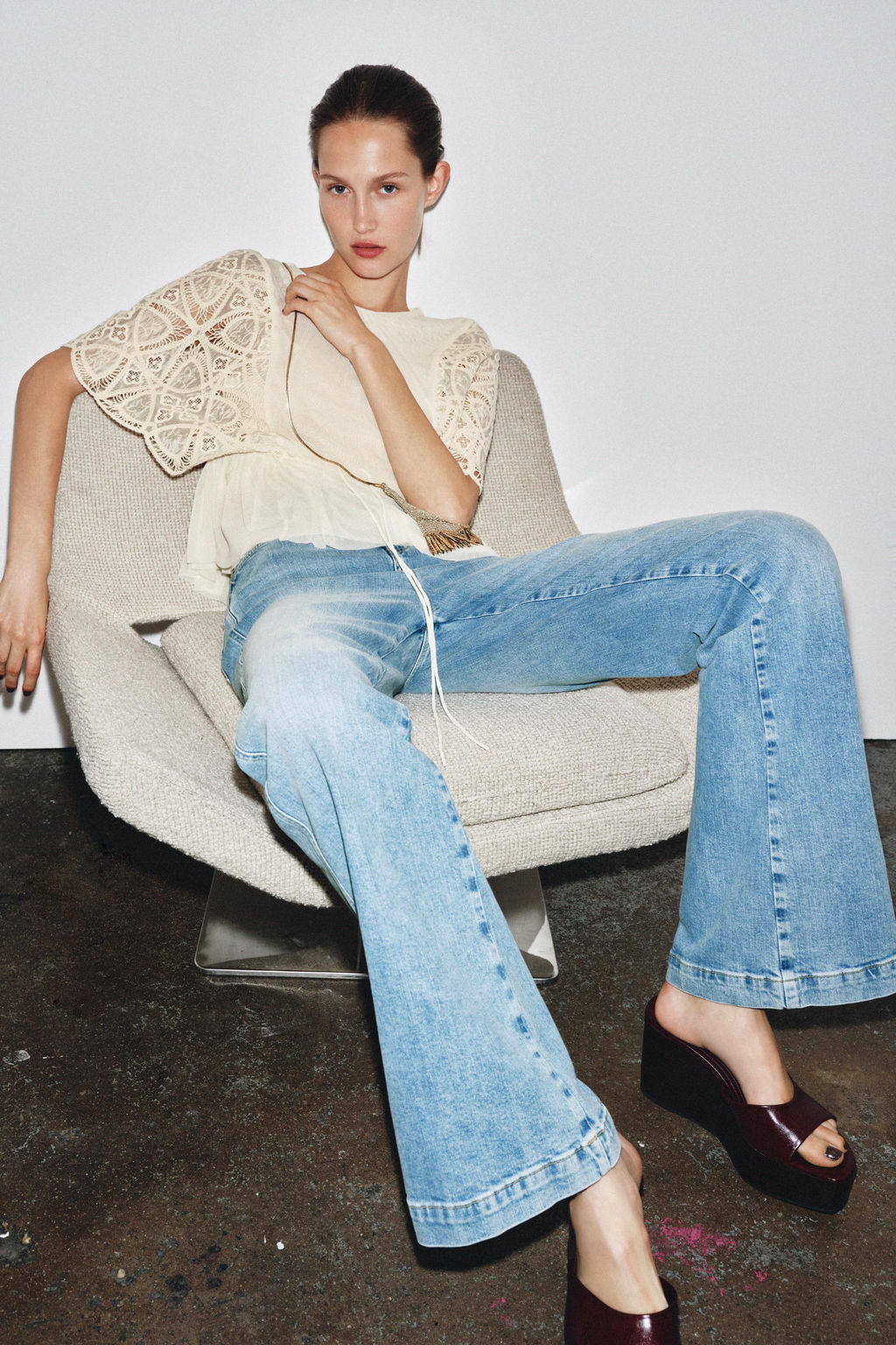 EMBROIDERED TOP - Zara фото 5