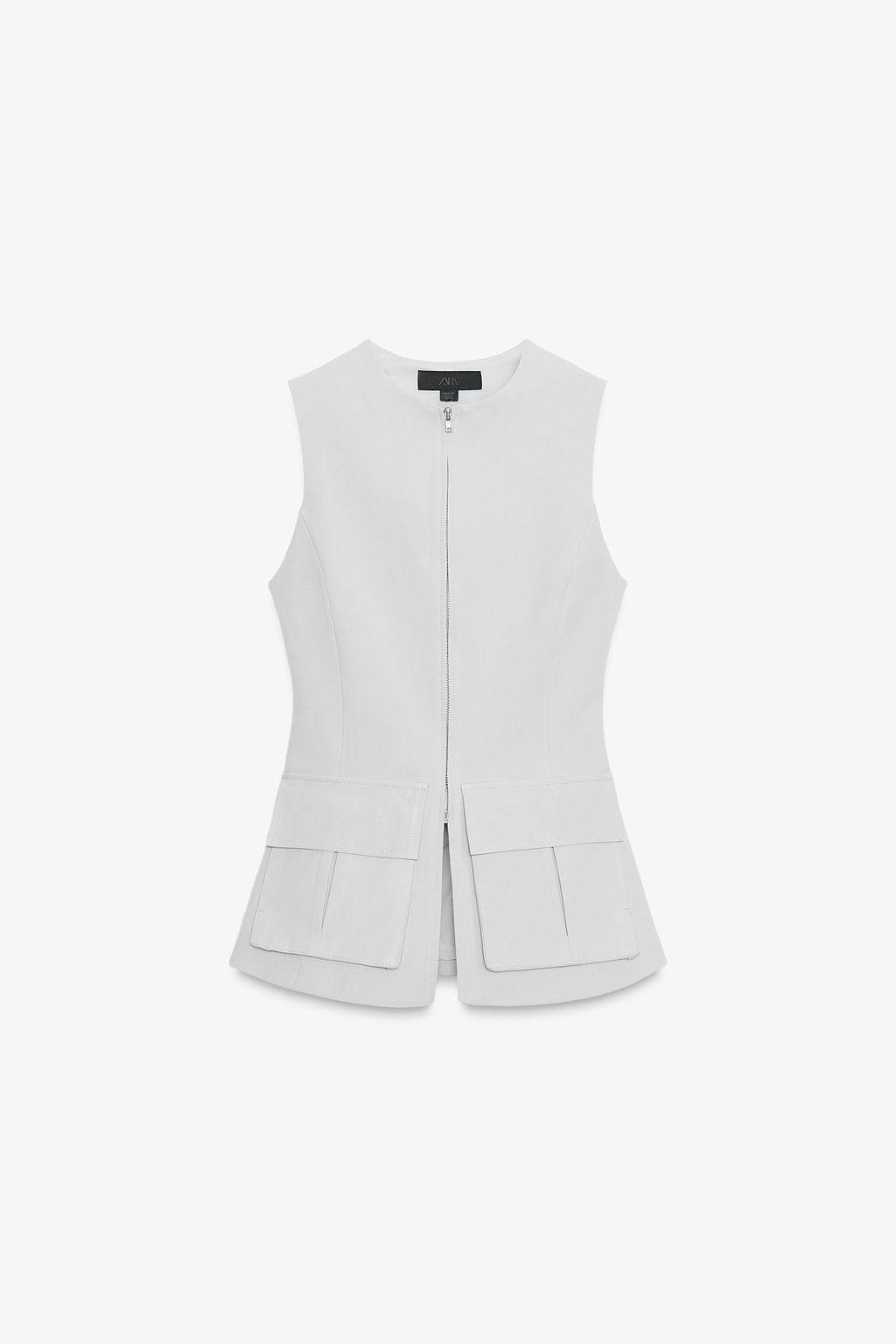 STRETCH COTTON TOP WITH POCKETS
