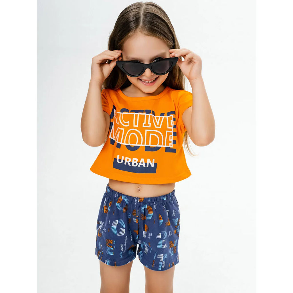 Комплект футболка кулирка, шорты кулирка с лайкрой 7038100102 - Youlala фото 9