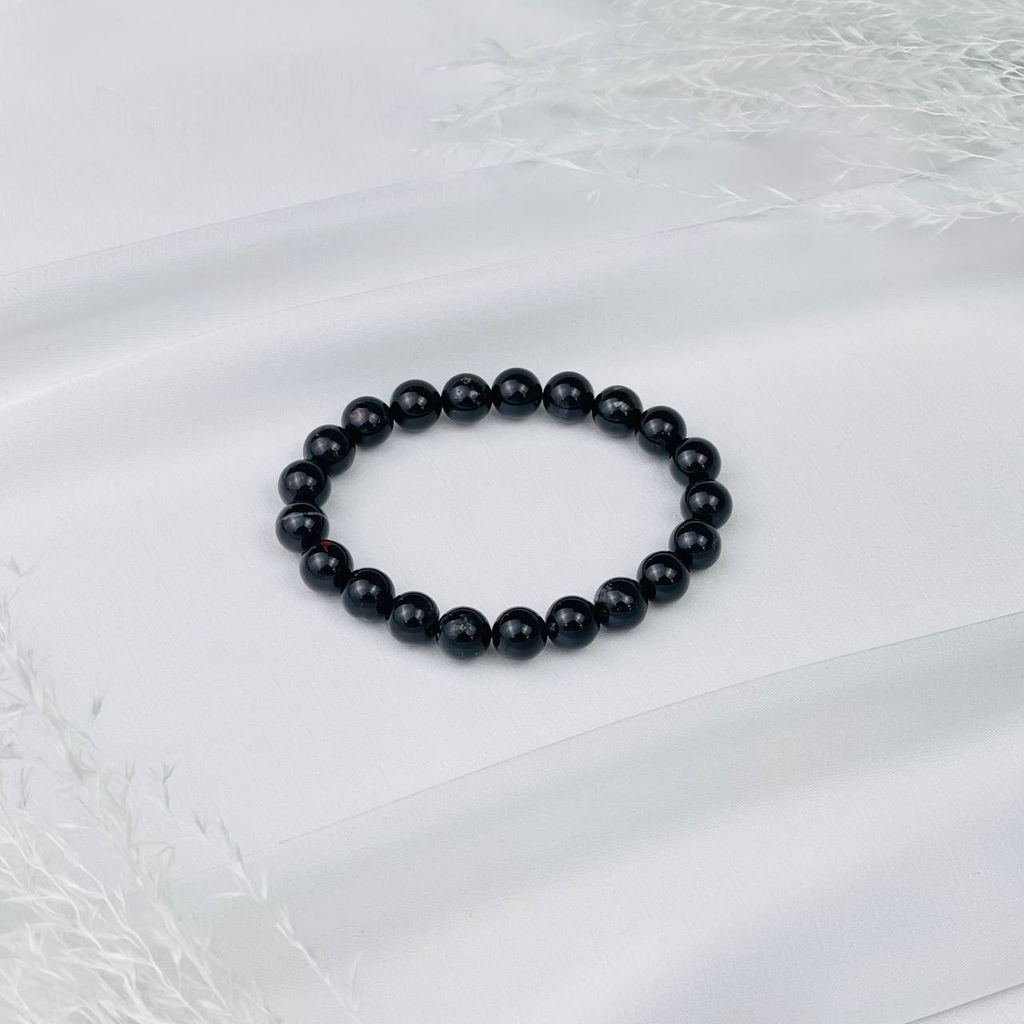Браслет из черного Турмалина (Шерл) 16,5 см - Радуга самоцветов фото 2