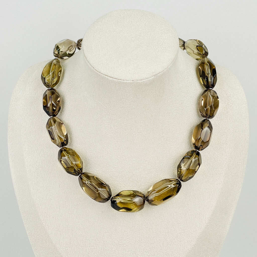 Колье из Раухтопаза - Радуга самоцветов фото 3