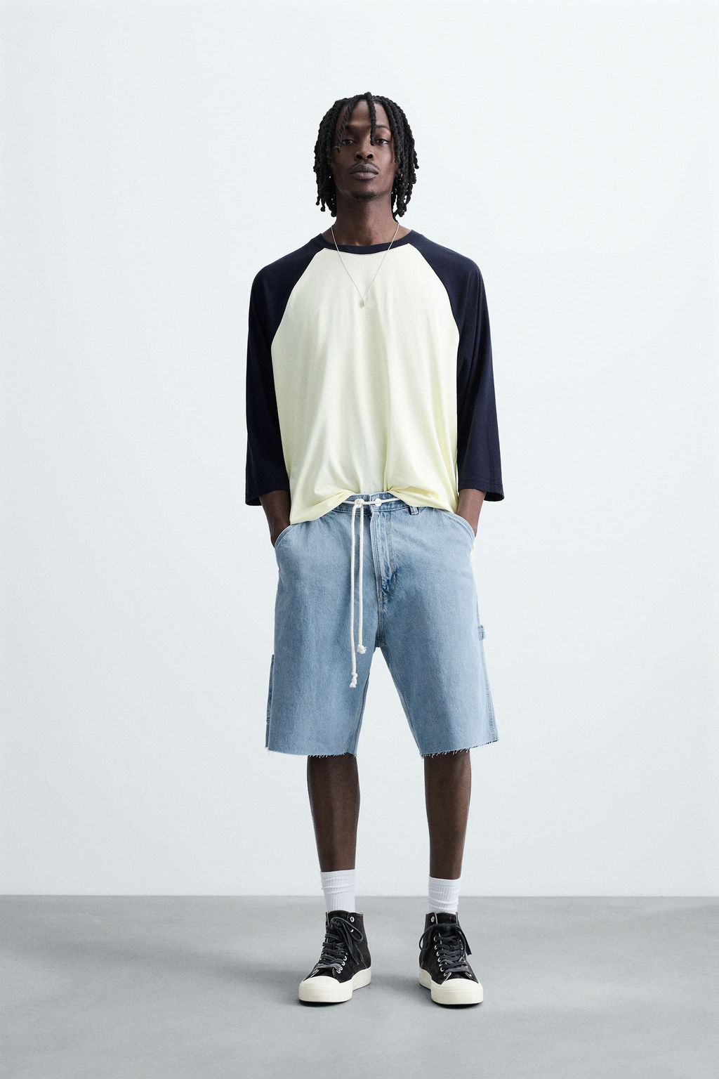 CARPENTER POCKET DENIM BERMUDA SHORTS - Zara фото 28