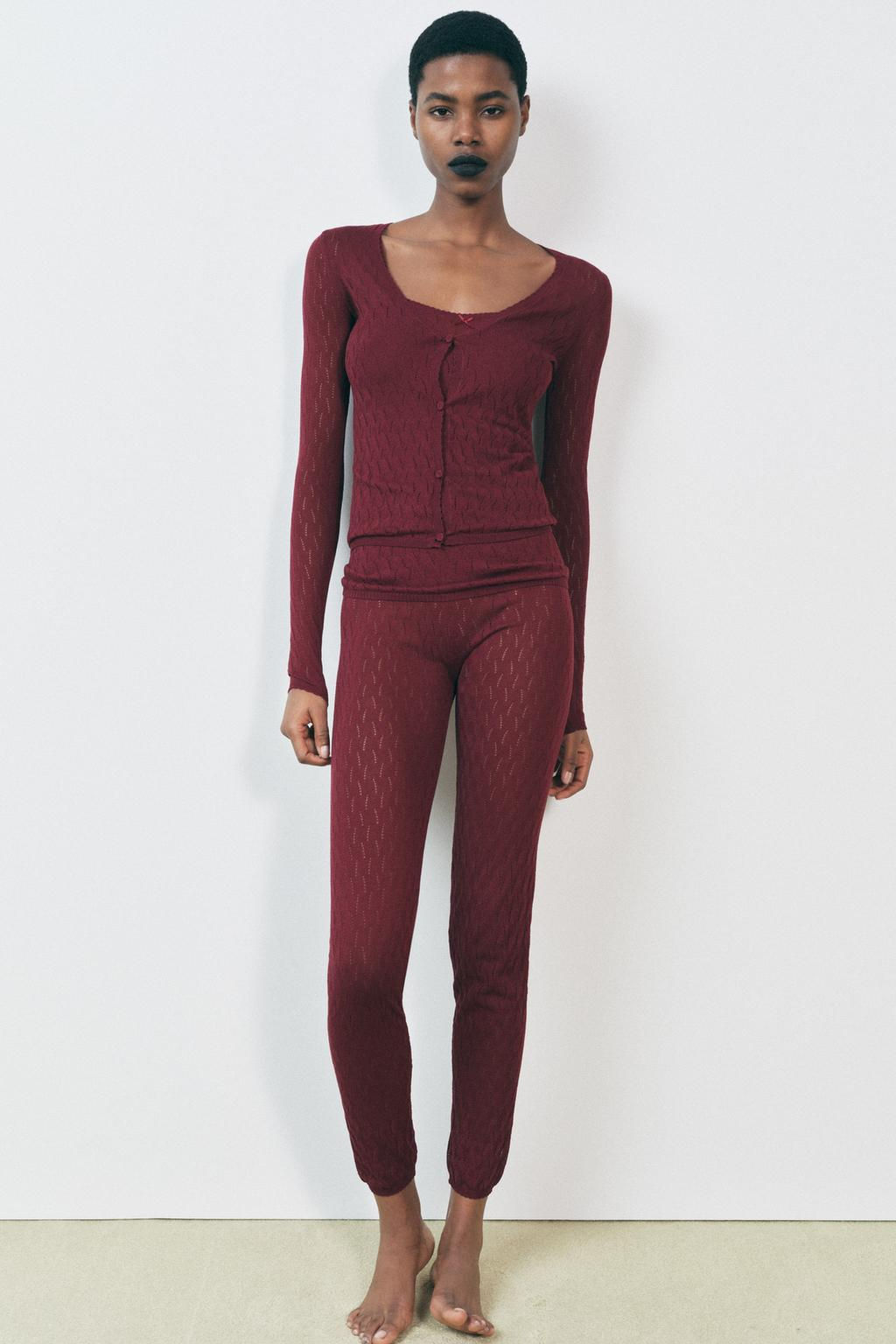 POINTELLE CHUNKY KNIT JACKET