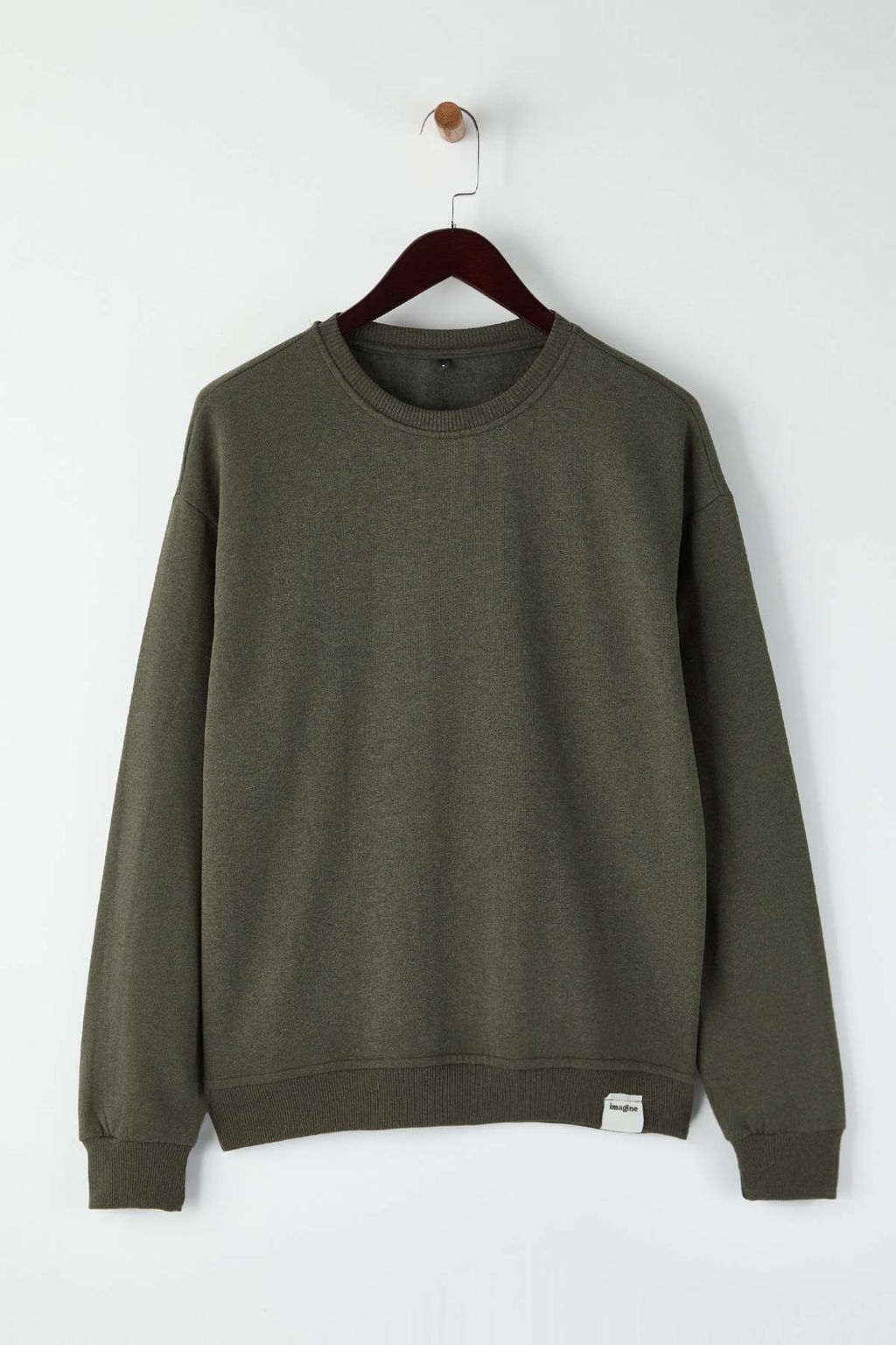 TRENDYOL MAN Siyah-Gri Melanj 2li Paket Oversize/Genis Kesim Ici Polar/S?cak Tutan Sweatshirt TMNAW24SW00001 - Trendyolmilla фото 25