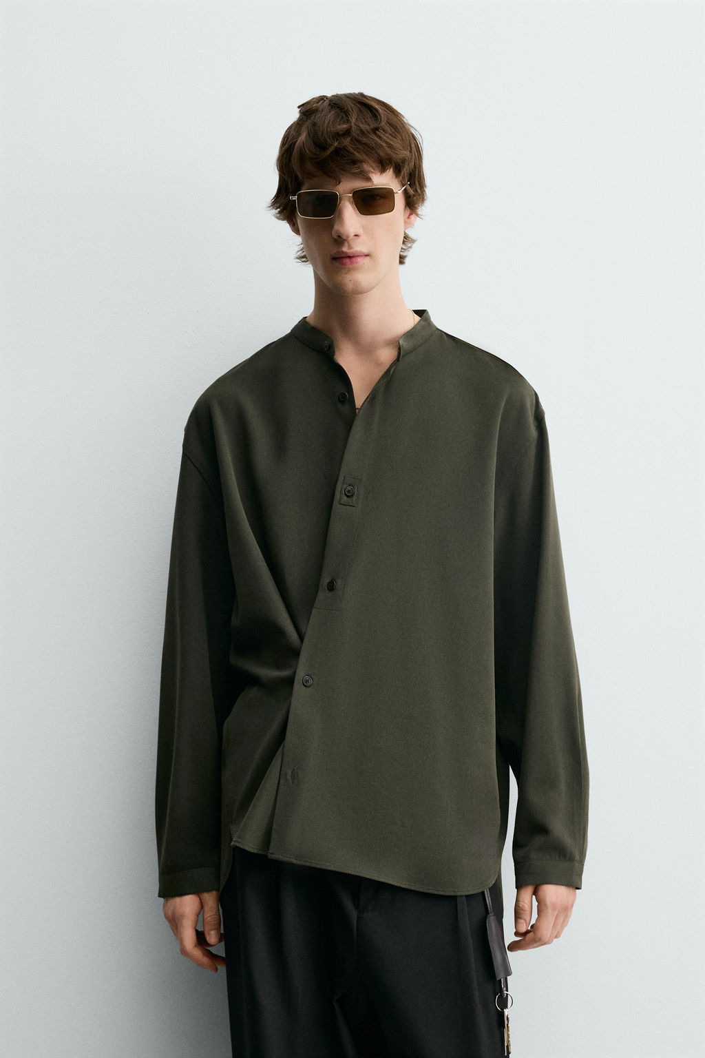 MULTI-POSITION FLOWING SHIRT - Zara фото 2
