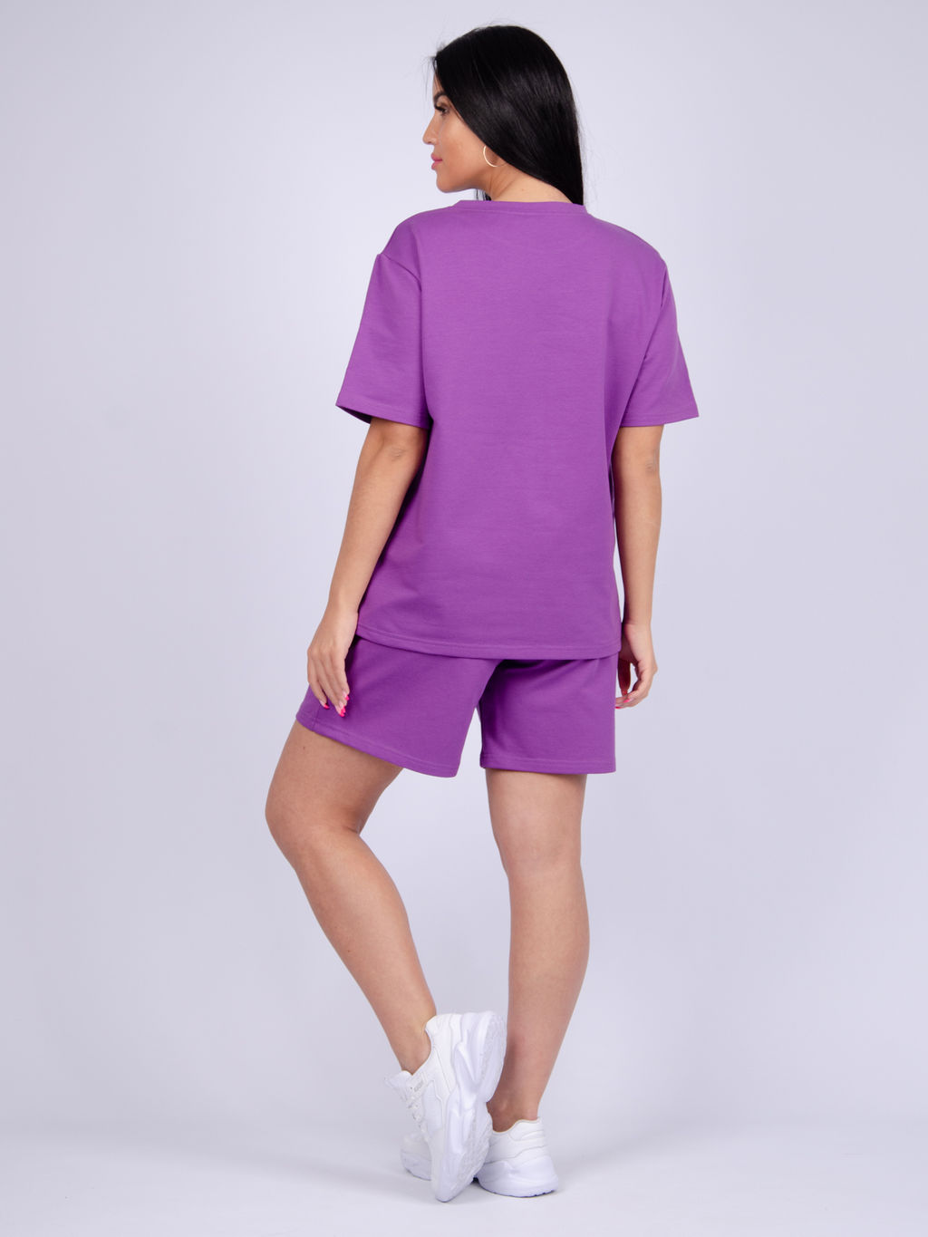 Костюм Лайф сирень, футер с лайкрой - Малина фото 13