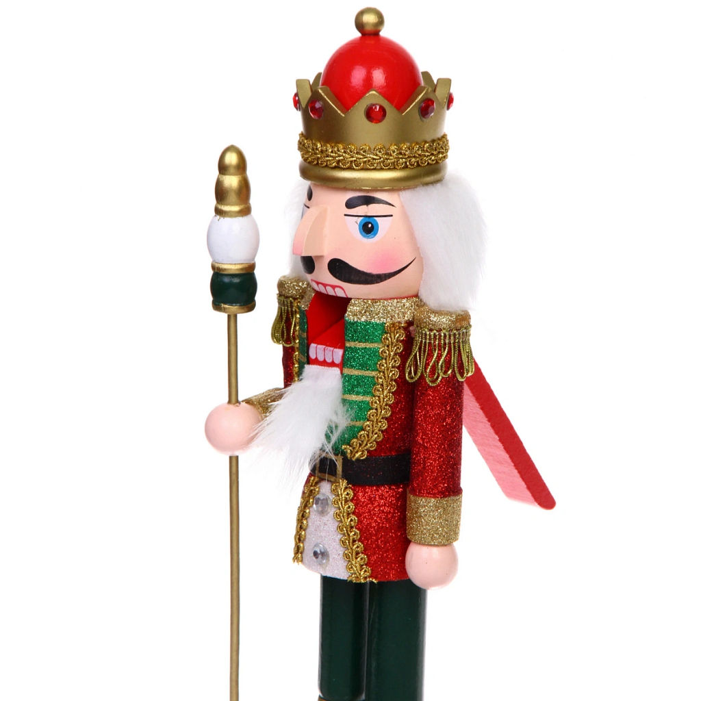 Фигурка новогодняя "Щелкунчик - Строгая выправка" 10,3*7,9*38 см