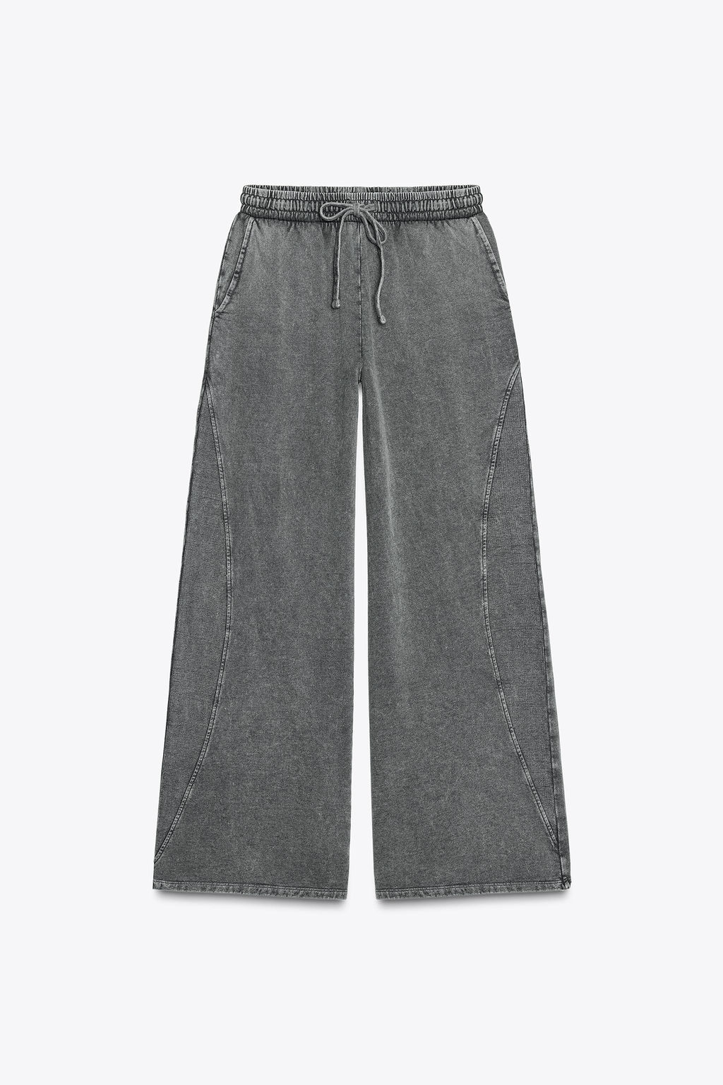 WASHED EFFECT TROUSERS