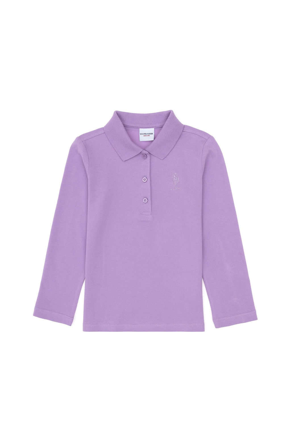 K_z _ocuk Lila Basic Sweatshirt Sepette S_rpriz _ndirim - U.s. polo assn фото 2