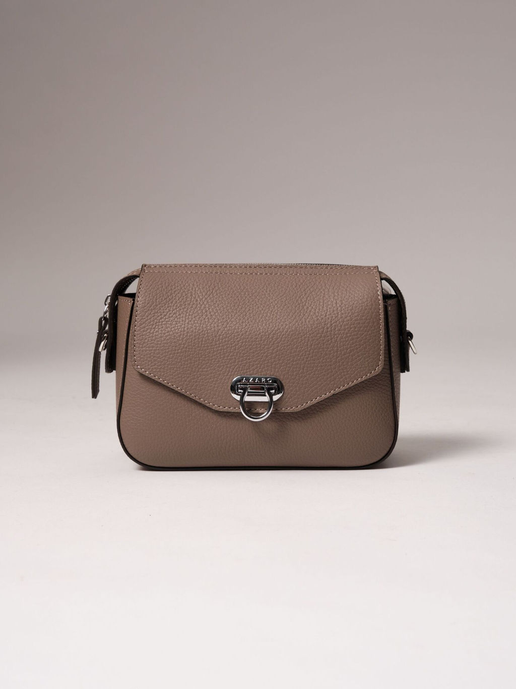 Сумка кожаная через плечо Azaro 3684 тауп